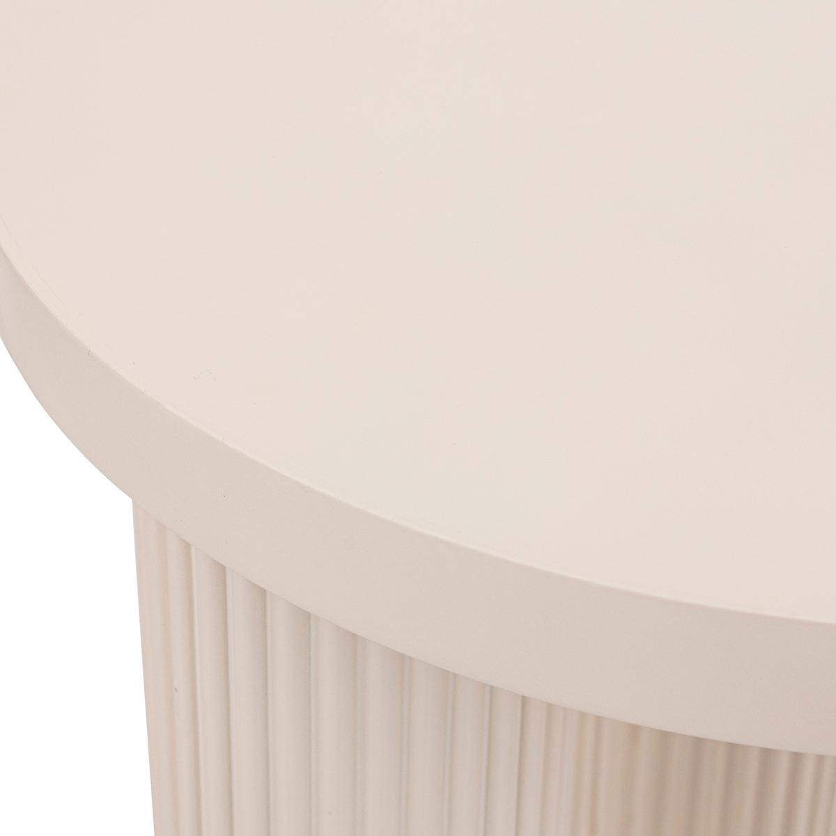 Βοηθητικό Τραπεζάκι (Φ40X45) A-S Tella Cream 197897A Home Έπιπλα Σαλονιού Τραπεζάκια Spitishop