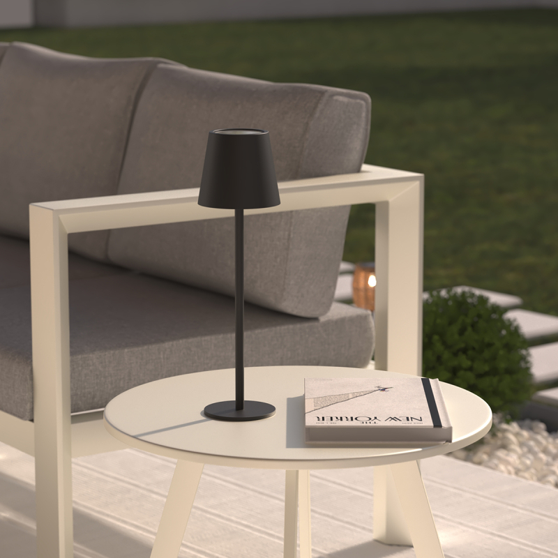 Επιτραπέζιο Φωτιστικό Επαναφορτιζόμενο LED A-S Cody Black 202613