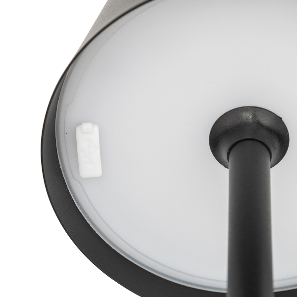 Επιτραπέζιο Φωτιστικό Επαναφορτιζόμενο LED A-S Cody Black 202613