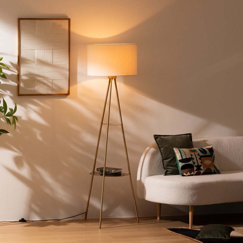 Φωτιστικό Δαπέδου Με Ραφιέρα A-S Arthus 205921