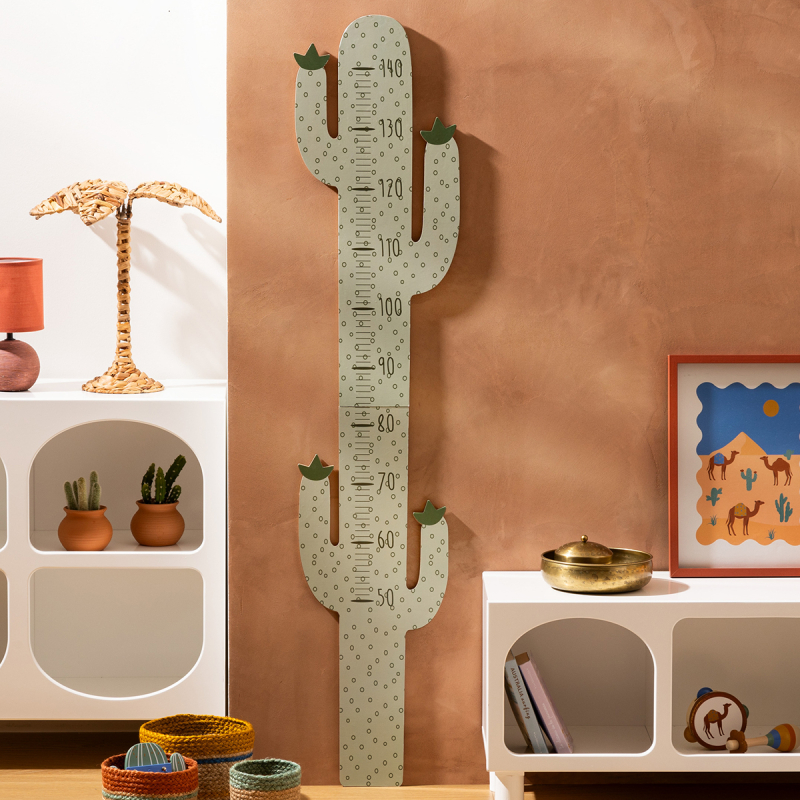 Ξύλινο Αναστημόμετρο Τοίχου (30x140) A-S Cactus 205829