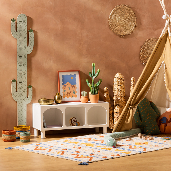 Ξύλινο Αναστημόμετρο Τοίχου (30x140) A-S Cactus 205829