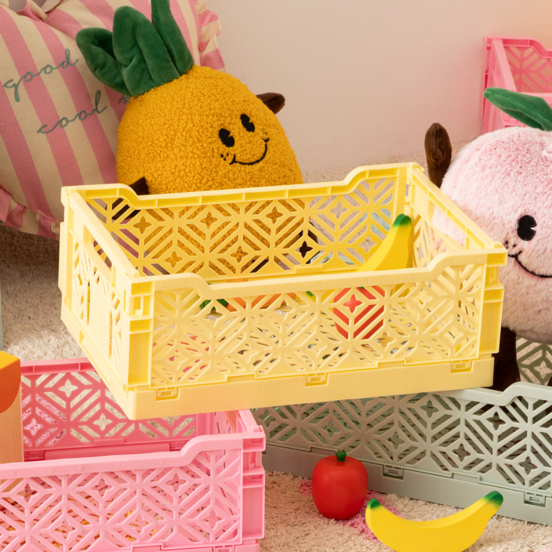 Κουτί Αποθήκευσης (31x20x11.5) A-S Crate Yellow 205857A