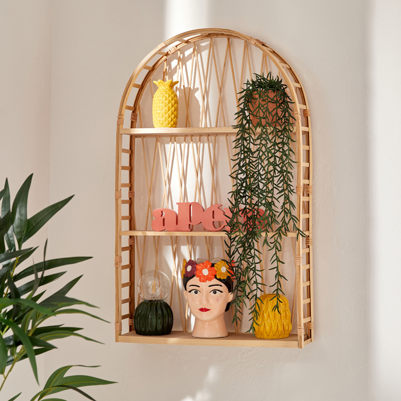 Ραφιέρα Τοίχου (45.5x11.5x74.4) A-S Anahi 206426