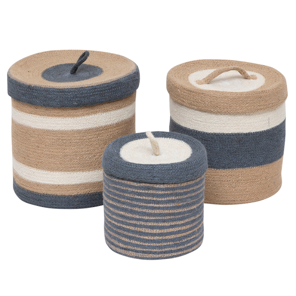 Καλάθια Αποθήκευσης (Σετ 3τμχ) A-S Oceane 206173