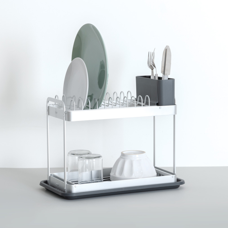 Στραγγιστήρι Πιάτων Διώροφο (42x23.2x35) F-V Dish Rack 190023