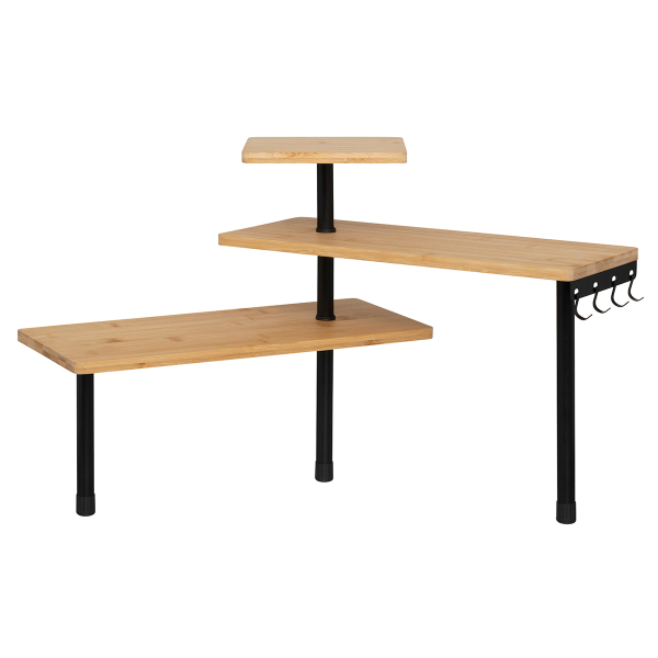 Γωνιακή Ραφιέρα Οργάνωσης Κουζίνας (43x43x38) F-V Shelf 190046