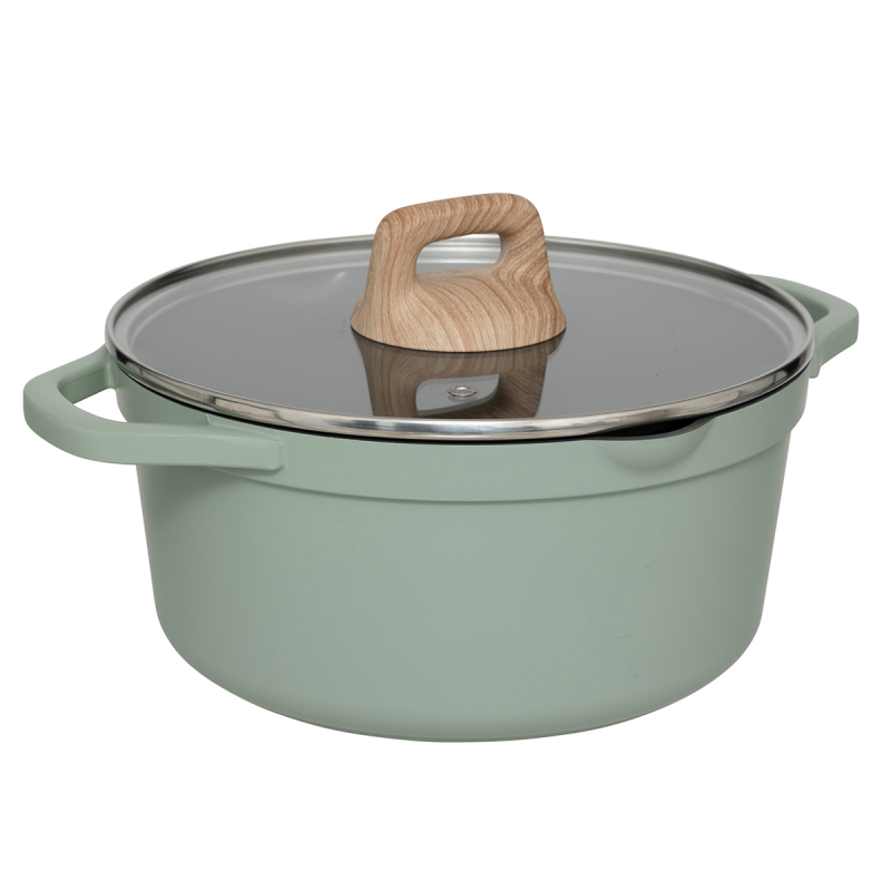 Αντικολλητική Κατσαρόλα (24εκ.) Χυτού Αλουμινίου Με Καπάκι F-V Horizon 204648