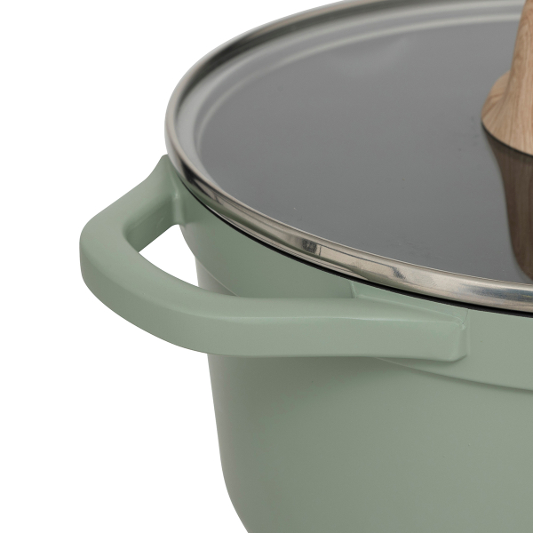 Αντικολλητική Κατσαρόλα (24εκ.) Χυτού Αλουμινίου Με Καπάκι F-V Horizon 204648