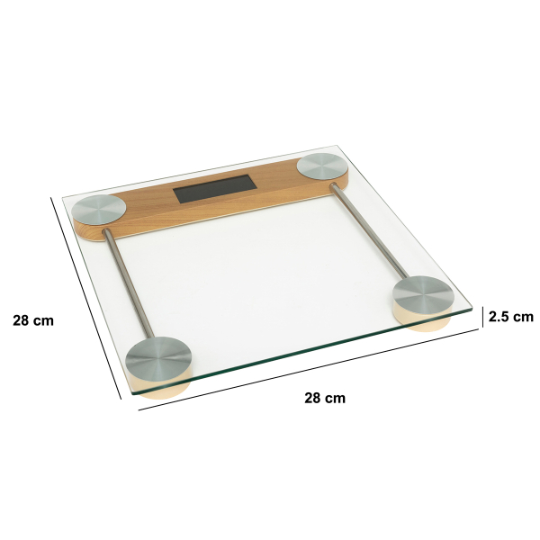 Ζυγαριά Μπάνιου Ψηφιακή (28x28) F-V Digital 204969