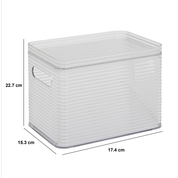 Κουτί Αποθήκευσης (17.4x15.3x22.7) F-V Plastor 204973