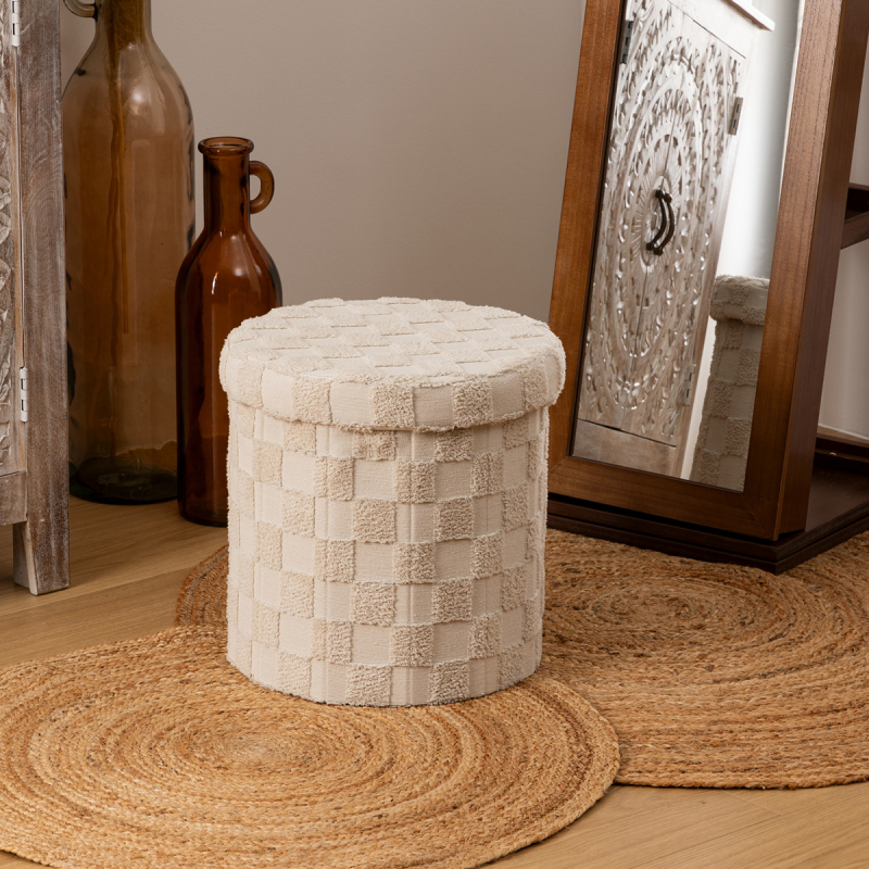 Σκαμπό Με Αποθηκευτικό Χώρο (Φ38x38) A-S Pasti 207320A