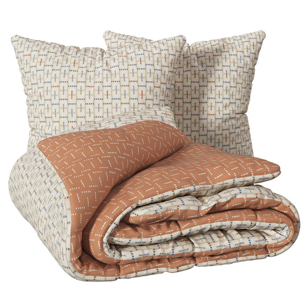 Παπλωματοθήκη Υπέρδιπλη (240x220) + Διακοσμητικές Μαξιλαροθήκες A-S Posei 209029