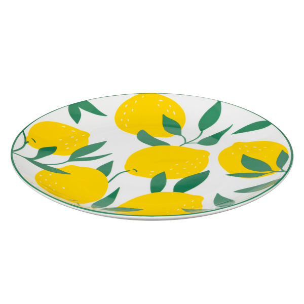Πιάτο Φαγητού Ρηχό (Φ27) S-D Lemons 203411