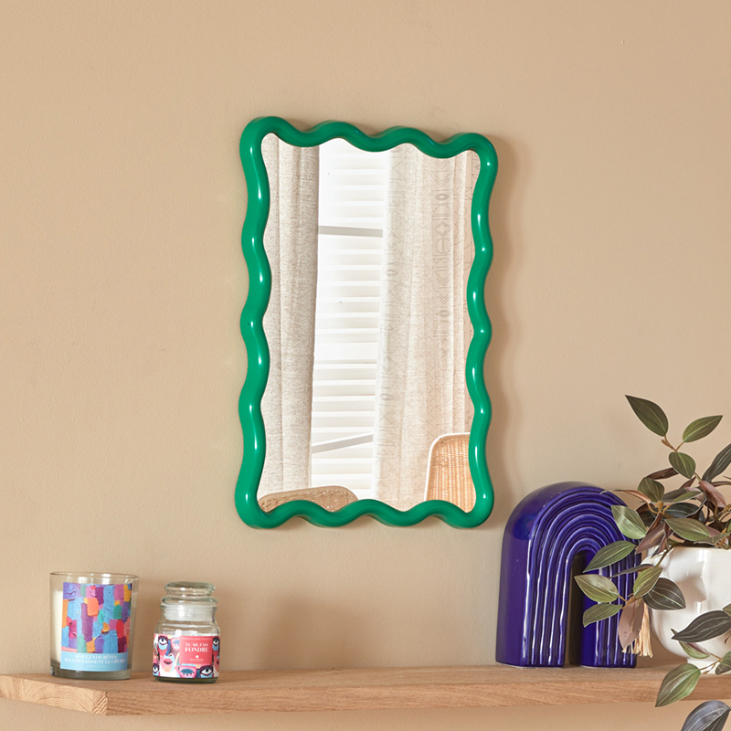 Διακοσμητικός Καθρέφτης Τοίχου (30x38) A-S Judy Green 206450