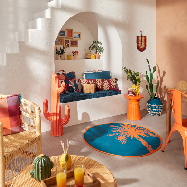 Βοηθητικό Τραπεζάκι (Φ38x43) A-S Jaya Orange 197799C