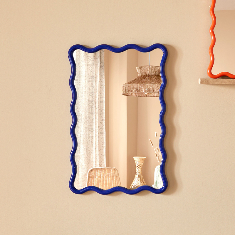 Διακοσμητικός Καθρέφτης Τοίχου (38x60) A-S Judy Blue 206451A