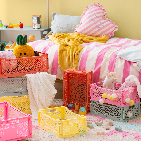 Κουτί Αποθήκευσης (40x30x15) A-S Crate Pink 205859B