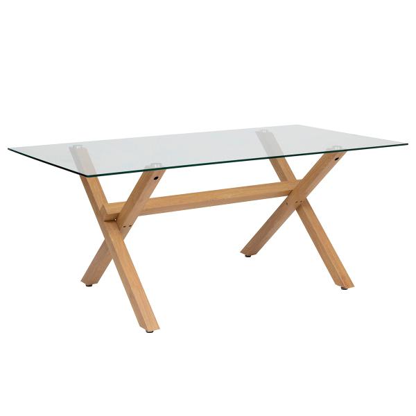 Τραπέζι Τραπεζαρίας (180x90x74.5) A-S Jorel Oak 206040A