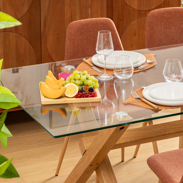 Τραπέζι Τραπεζαρίας (180x90x74.5) A-S Jorel Oak 206040A