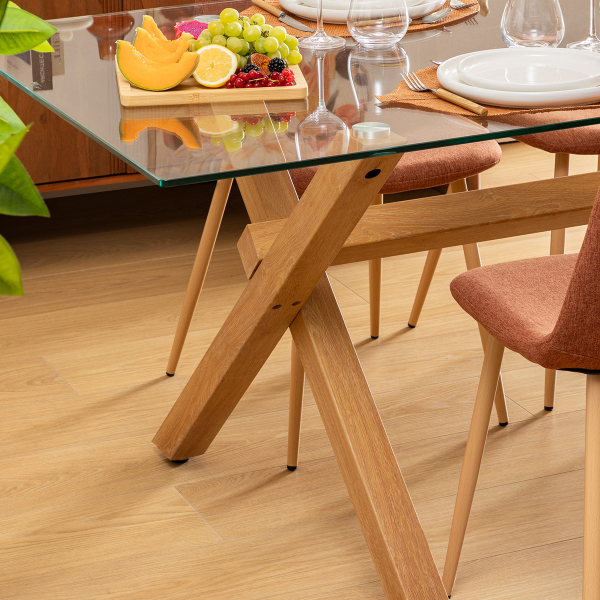 Τραπέζι Τραπεζαρίας (180x90x74.5) A-S Jorel Oak 206040A