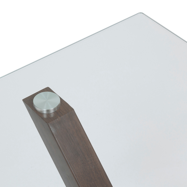 Τραπέζι Τραπεζαρίας (180x90x74.5) A-S Jorel Walnut 206040B