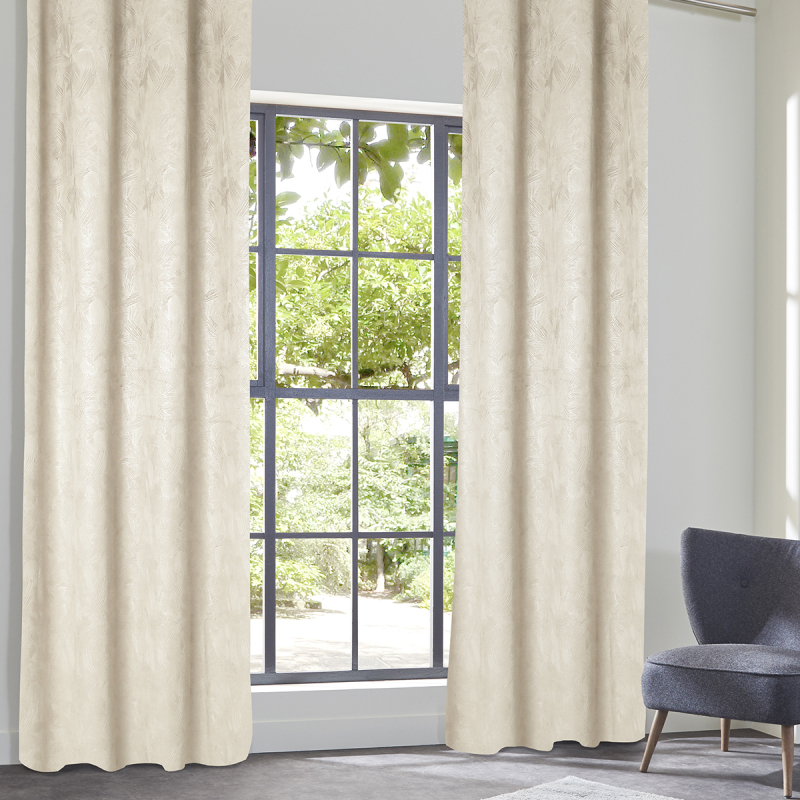 Κουρτίνα Συσκότισης Βελουτέ (135x260) Με Τρουκς A-S Fujo Linen 209001B