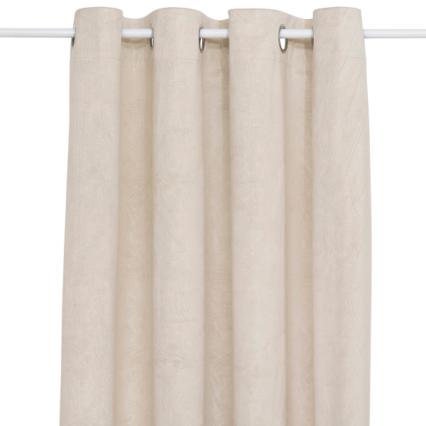 Κουρτίνα Συσκότισης Βελουτέ (135x260) Με Τρουκς A-S Fujo Linen 209001B