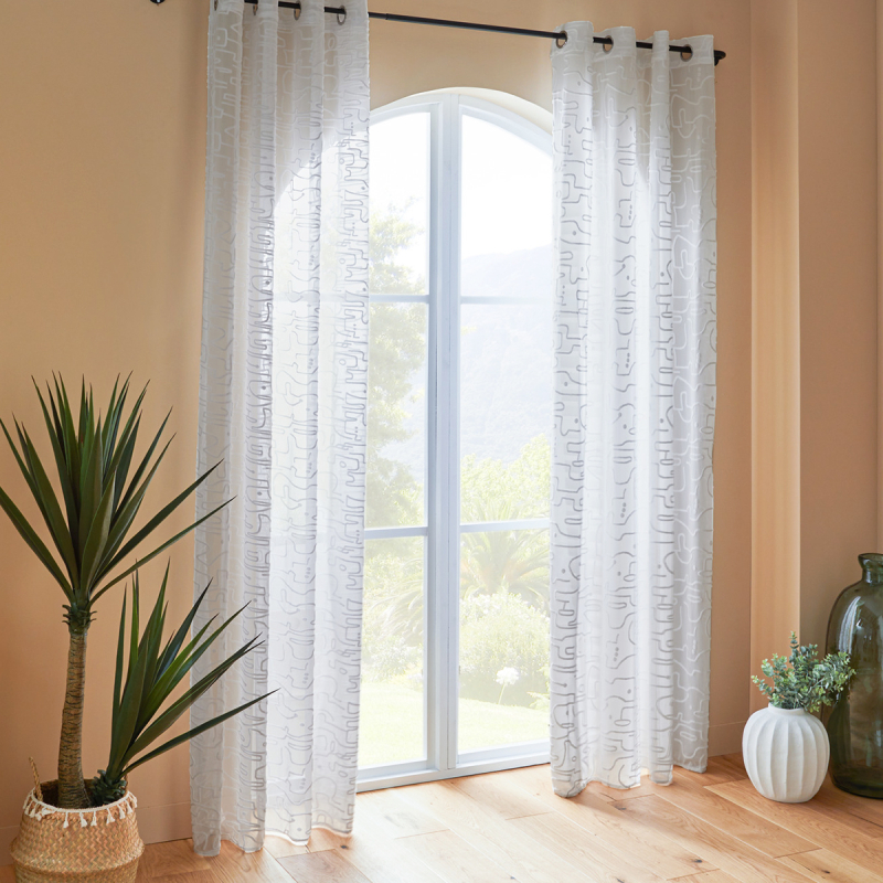 Κουρτίνα (140x240) Με Τρουκς A-S Lazi Abstract 209011C