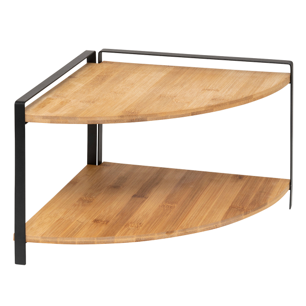 Γωνιακή Ραφιέρα Οργάνωσης Κουζίνας (29.6x29.3x20.5) F-V Ordera Black 190109