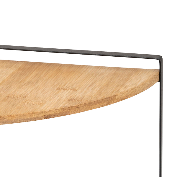 Γωνιακή Ραφιέρα Οργάνωσης Κουζίνας (29.6x29.3x20.5) F-V Ordera Black 190109