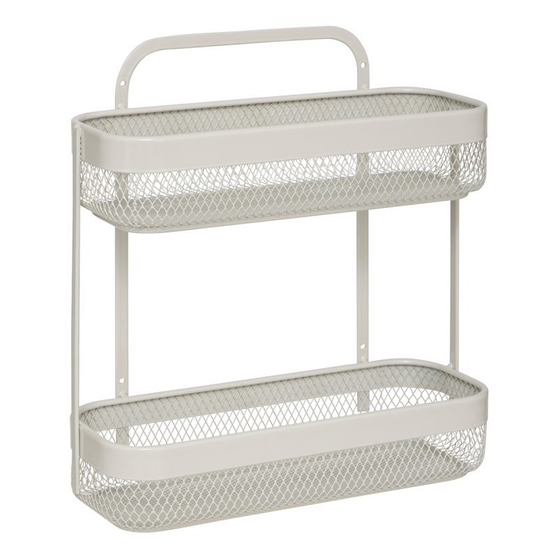 Ραφιέρα Μπάνιου Διπλή (30.7x12x34.5) F-V Mayaj Clay 169223A