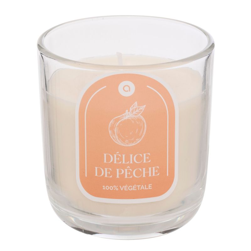 Κερί Αρωματικό 210gr (Φ8.3x9) A-S Floa Peach 207012C