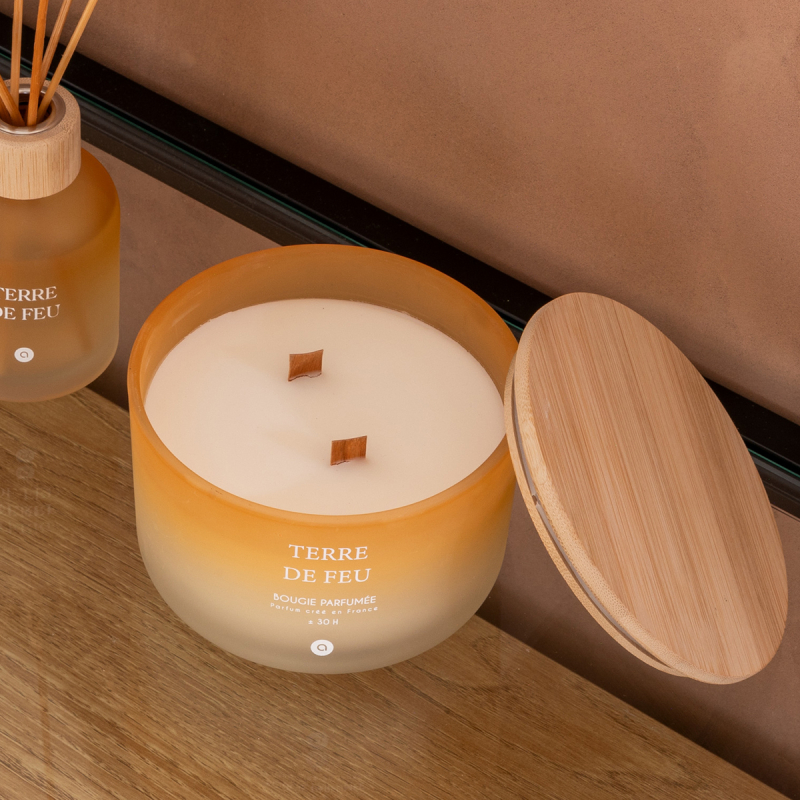 Κερί Αρωματικό 420gr (Φ13x8.5) A-S Sana Terre De Feu 204706B