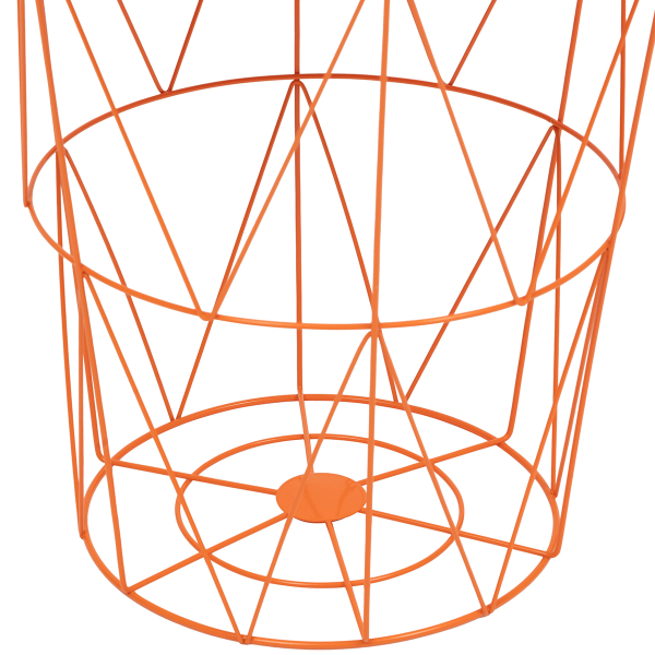 Βοηθητικό Τραπεζάκι Με Αποθηκευτικό Χώρο (Φ37x40) A-S Kumi Orange 206045C