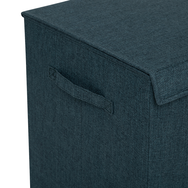 Καλάθι Απλύτων 2 Θέσεων 74Lit (37x36.5x60) F-V Colors Petroleum 206923P