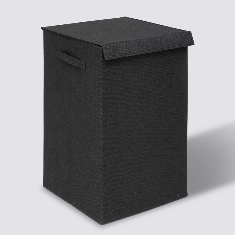 Καλάθι Απλύτων 2 Θέσεων 74Lit (37x36.5x60) F-V Colors Coal Black 206923J