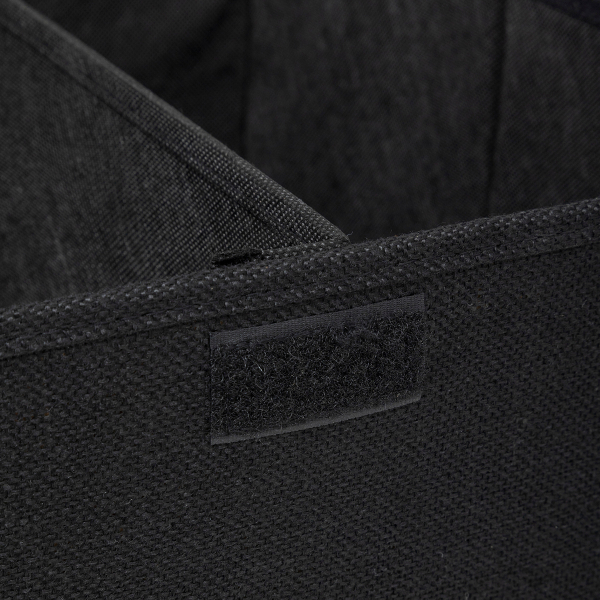 Καλάθι Απλύτων 2 Θέσεων 74Lit (37x36.5x60) F-V Colors Coal Black 206923J