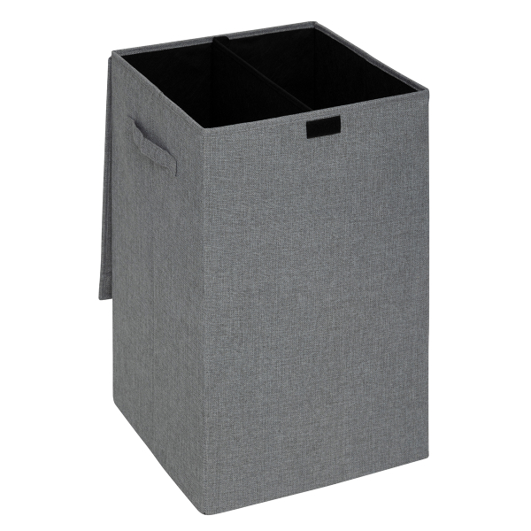 Καλάθι Απλύτων 2 Θέσεων 74Lit (37x36.5x60) F-V Colors Concrete Grey 206923H