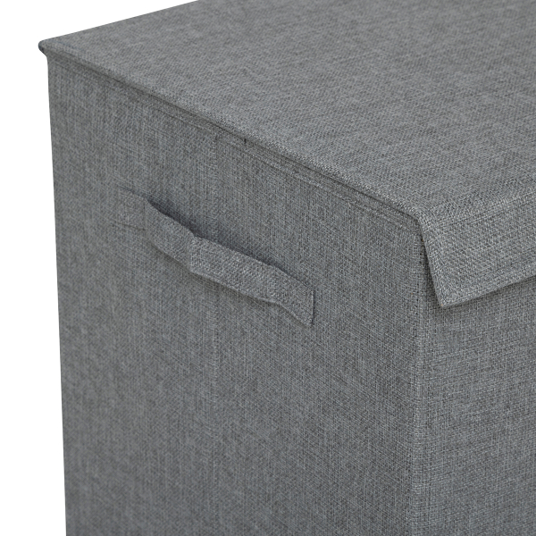 Καλάθι Απλύτων 2 Θέσεων 74Lit (37x36.5x60) F-V Colors Concrete Grey 206923H