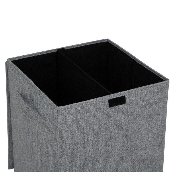 Καλάθι Απλύτων 2 Θέσεων 74Lit (37x36.5x60) F-V Colors Concrete Grey 206923H