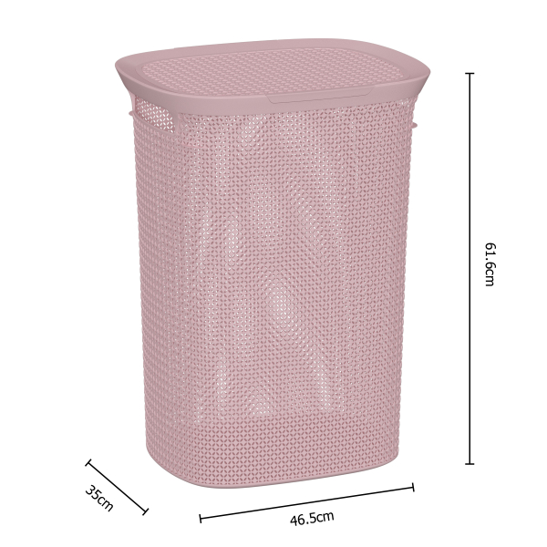 Καλάθι Απλύτων 57Lit (46.5x35x61.6) F-V Scandi Pink 164587A