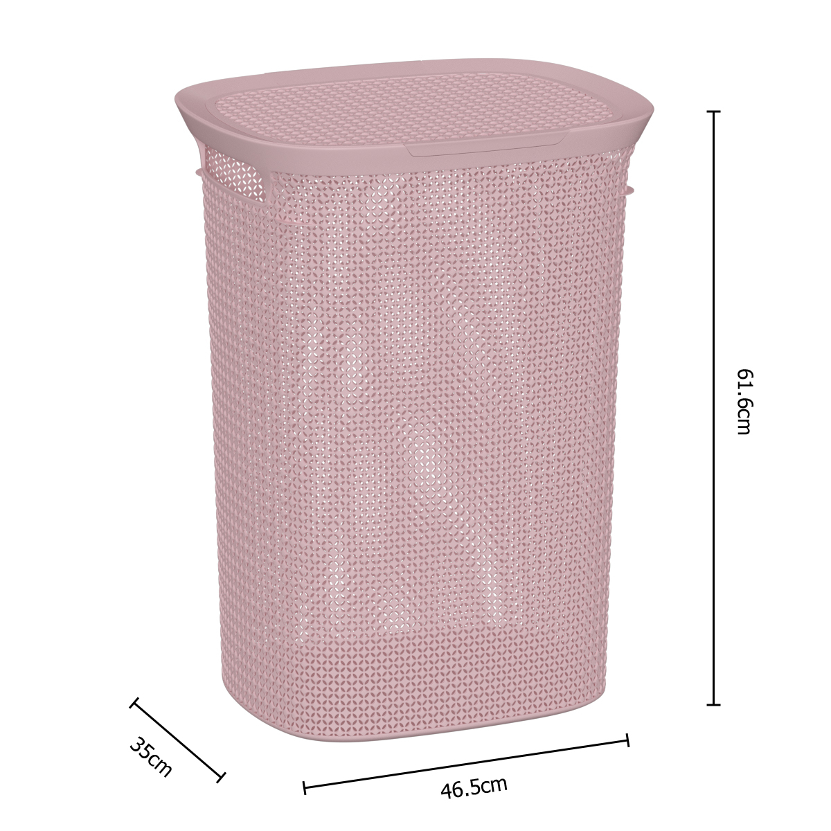 Καλάθι Απλύτων 57Lit (46 5X35X61 6) F-V Scandi Pink 164587A Home Μπάνιο Καλάθια Spitishop