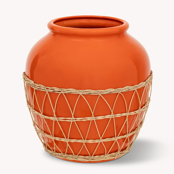 Διακοσμητικό Βάζο (Φ33x33.5) A-S Yucatan 206518 Orange