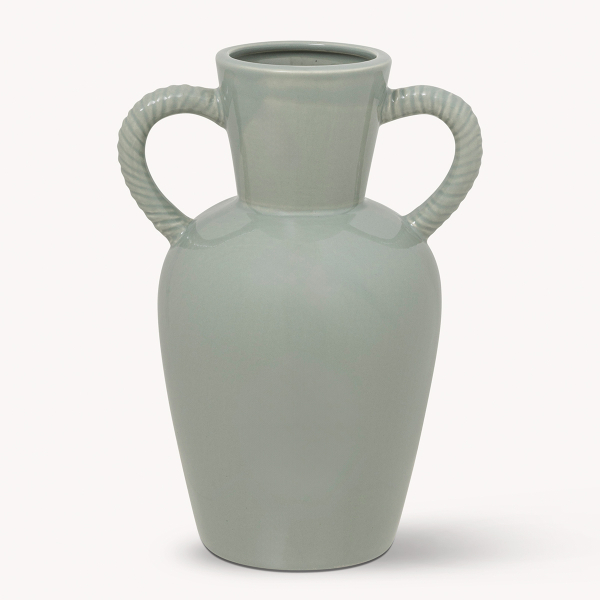 Διακοσμητικό Βάζο (17x13x23.5) A-S Wild Romance 206525 Grey