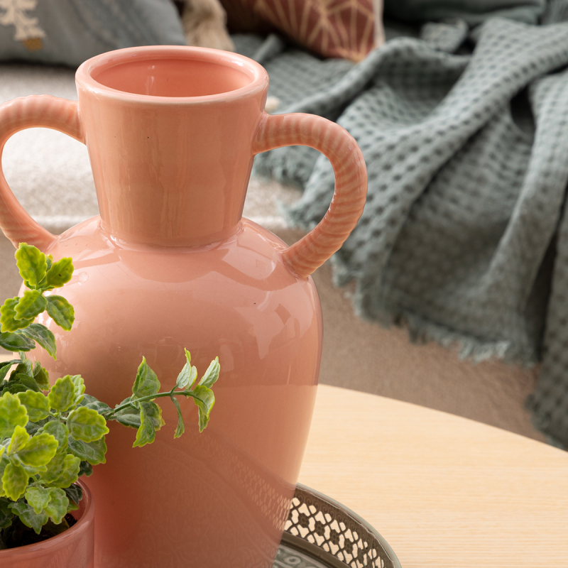 Διακοσμητικό Βάζο (17x13x23.5) A-S Wild Romance 206525 Pink