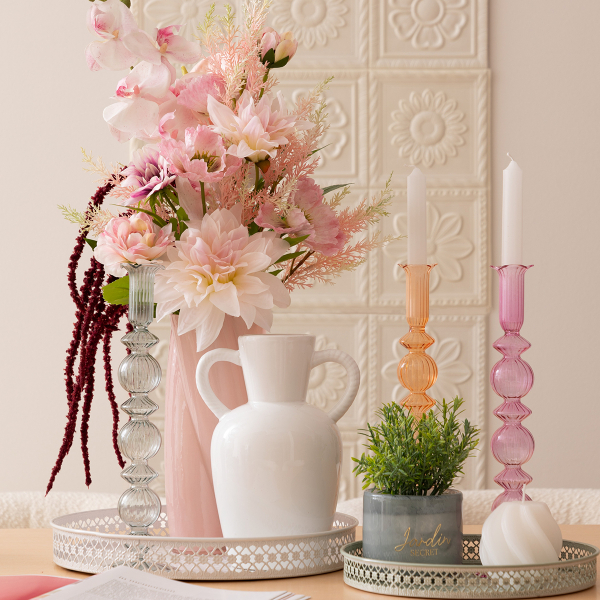 Διακοσμητικό Βάζο (17x13x23.5) A-S Wild Romance 206525 White