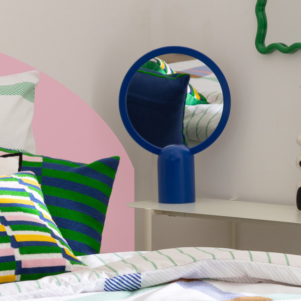 Επιτραπέζιος Καθρέφτης (29.2x9.7x40.5) A-S Vick 206223 Blue