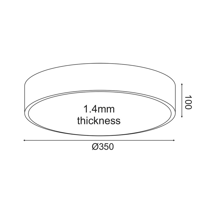 Φωτιστικό Πλαφονιέρα Led 3 Cct Aca Optimus Hm29Ledc35Bkcct Black Home Φωτιστικά Οροφής Spitishop
