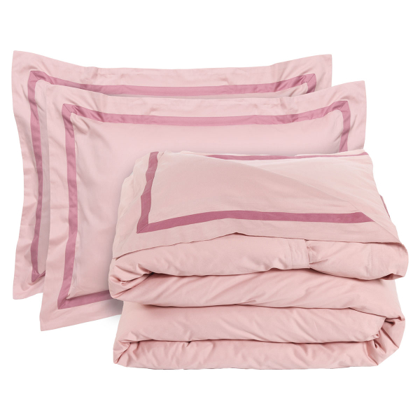 Παπλωματοθήκη Υπέρδιπλη (Σετ 220x240) Das Home Executive 1697 Nude